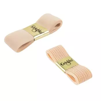 пуанты на ленту сетку резиновые балетки Гришико Гришко (Эластичная лента и сетчатая резина)