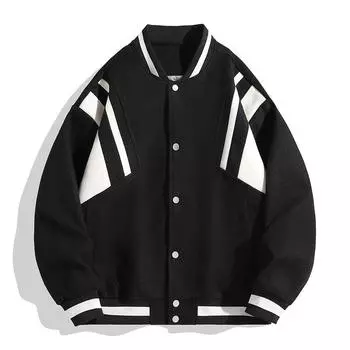 Публичная версия мужской весенне-осенней новой бейсбольной формы для мужчин и женщин, красивые повседневные и универсальные молодежные модные спортивные куртки S