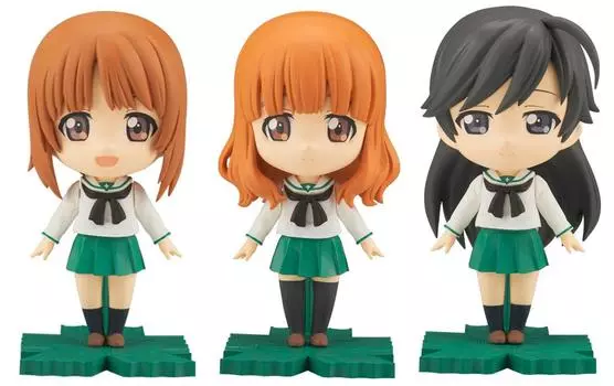 Puchuaraiz Girls Panzer Hana набор пластиковая модель и Михо, Саори, цветная кодировка