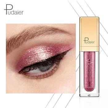 Pudaier 18 Shimmer Eyeshadow Liquid Diamond Перламутровые тени для век Sleeper Tear Жидкие тени для век