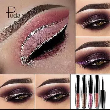 Pudaier Heavy Metal Перламутровая жидкая подводка для глаз Pudaier 01#