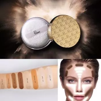 Pudaier матовая перламутровая рассыпчатая пудра, хайлайтер, восстанавливающая пудра, консилер, пудра для макияжа 01# Desert