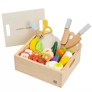 Puddy directly managed First house basic gift set Magnet Wooden toy Educational toy Present [Woody product] (renewal)