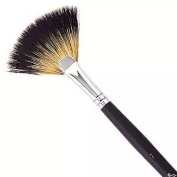 Пудра Arijo Under-Eye Powder Cleaning и веерная кисть No. 7