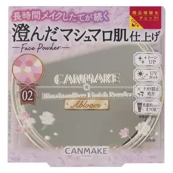 Пудра Canmake Marshmallow Finish Powder Abloom 4 г, 1 шт., 02 Sakura Tulle