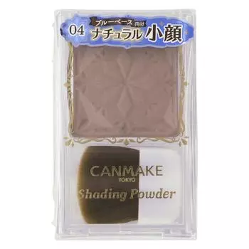 Пудра Canmake Shading Powder 4,4 г, оттенок 04 Ice Gray Brown, 1 шт.
