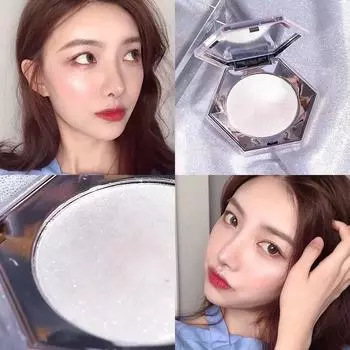Пудра Diamond Highlight Powder, картофельное пюре, бриллиантовые блестки, перламутровое осветление, подсветка и контурирование