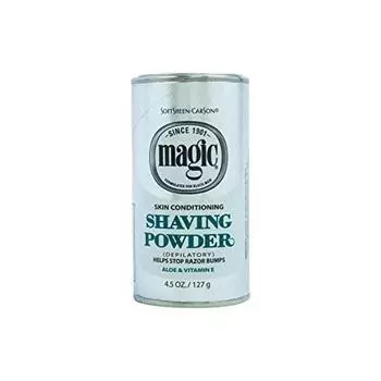 Пудра для бритья Magic Shave, размер Platinum: 4,5 унции волшебного бритвенного порошка платинового размера: 4,5 унции, мульти, 1 шт.