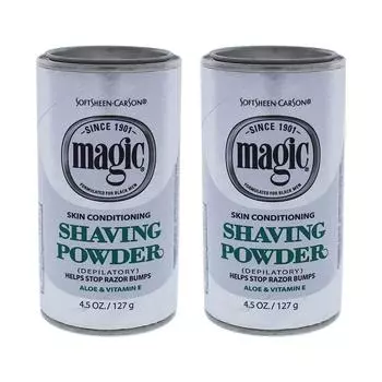 Пудра для бритья SoftSheen-Carson Magic Skin Conditioning Shaving Powder 127 г, 2 упаковки, 2 шт.