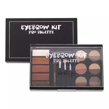 Пудра для бровей Крем для бровей Карандаш для бровей Тени для век Водостойкие One Size чёрный