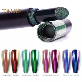 Пудра для дизайна ногтей, зеркальный эффект, декоративные пигменты ABS, блестящая пудра для салона 3