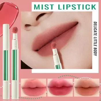 Пудра для губ Крем-кушон для губ Матирующий крем для губ Глазурь для губ Кирпично-красная белая помада Макияж для губ Грязь для губ 20 мл One Size