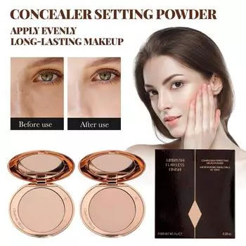 Пудра для контроля жирности, мягкая текстура, медовая пудра, фиксация макияжа, контроль жирности, легкая, гладкая, матовая, естественная пудра для фиксации макияжа One Size