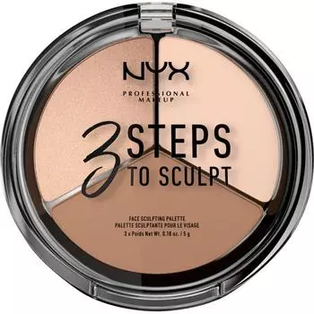 Пудра для контурирования Nicks Professional 3 Step Contouring Powder 01 пара 15 г