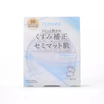 Пудра для лица Cezanne UV Clear 00 светло-бежевый 10 г