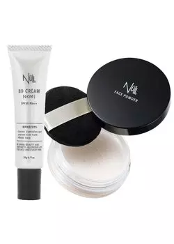 Пудра для лица Pore Shine Finishing Powder для слегка темной кожи Face Powder BB Men s (Охристые тона, + Кремовый)