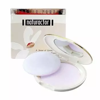 Пудра для лица, прессованная пудра 470 фиолетовая 15 г, завершающая пудра для подкрашивания [naturacter]