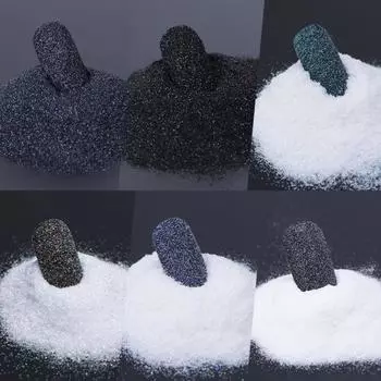 Пудра для ногтей Цветная шерстяная пудра Синтетическая пудра для ногтей Необычные украшения для ногтей для дома 5