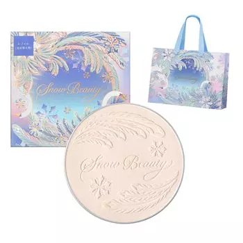 Пудра для ухода за кожей Snow Beauty Brightening Набор для покупателя со сменным блоком Сменный блок пудры для лица 25 г, в комплект входит сумка для покупателя Цветочный аромат, прозрачная, предотвращает шероховатость кожи Можно