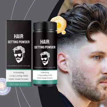 Пудра для укладки волос Lazy Hair Styling Powder для мужчин 15 г One Size чёрный