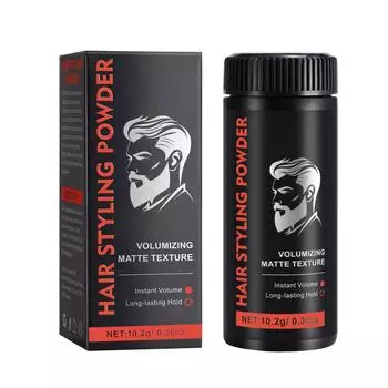 Пудра для укладки волос, натуральная и стойкая мужская пудра для укладки волос 10,2 г One Size