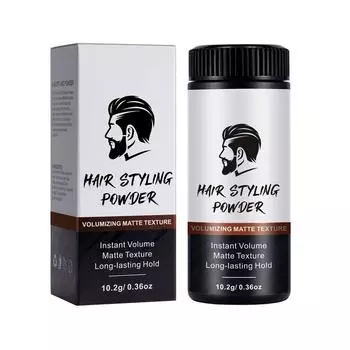 Пудра для укладки волос, натуральная и стойкая мужская пудра для укладки волос 10,2 г One Size