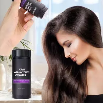 Пудра для укладки волос, сухая укладка волос, нежирная, стойкая и натуральная чёрный