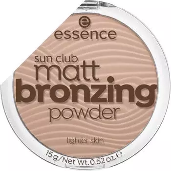 Пудра Essence Sunclub Matte Bronzing Powder 01, 15 г
