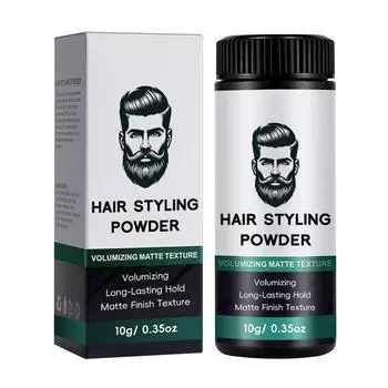 Пудра Fluffy-Hair Lazy Tool Oil Head Oil Control для мужского стайлинга 10 г One Size чёрный