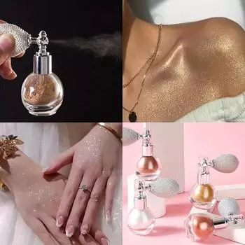 Пудра-хайлайтер для тела Polarized Diamond Shine Sparkling Glitter - аромат хамелеона для свадебного макияжа и повседневного использования на музыкальных фестивалях