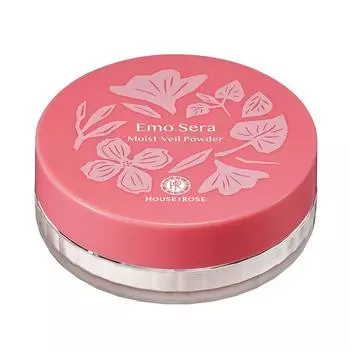 Пудра House of Rose Emosera Moist Veil Powder 8 г. Пудра для лица содержит увлажняющие ингредиенты Beauty Ceramide Makeup Finishing Makeup Correction Prevents