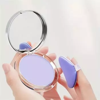 Пудра Magic Setting Powder от GlamourGlow — бесцветная, безпудровая, отлично контролирует жирный блеск, стойкая, водостойкая косметика 1pc