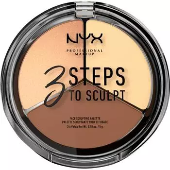 Пудра Nicks Professional 3 Step Contouring Powder 02 Light 15 г