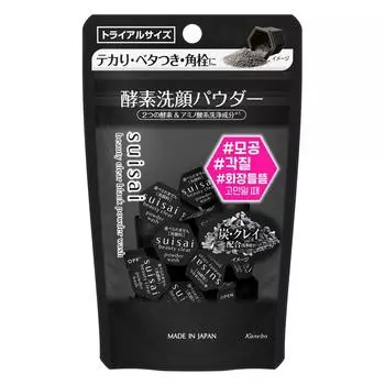 Пудра Suisai Beauty Clear Powder Wash черная 15 шт, 6 г, 1 шт.