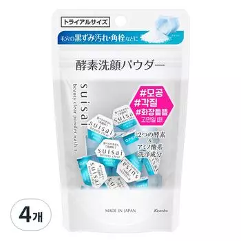 Пудра Suisai Beauty Clear Powder Wash N, 6 г, 4 шт.
