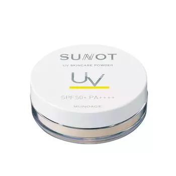 Пудра Sunknot UV Skin Care, солнцезащитная пудра, 6 г, защита от УФ-излучения, для лица, мелкие жемчужины, не поглощает УФ-излучение, для чувствительной кожи, MUNOAGE [SPF50+/PA++++/водостойкая] бежевый