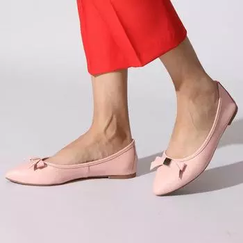 Пудровая женская повседневная обувь из натуральной кожи