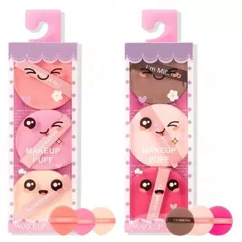 Пудровый пуховочный макияж для влажного и сухого использования, двойного назначения, без пудры, в форме капли воды, инструмент для макияжа лица в форме яйца Multicolor разноцветный