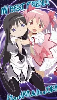 Puella Magi Madoka Magica Homura Madoka Большое Полотенце и