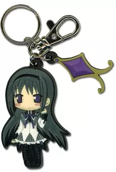 Puella Magi Madoka Magica Madoka Homura Akemi Резиновая цепочка для ключей Продукт для Северной Америки