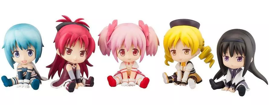 Puella Magi Madoka Magica Petanko Madoka Magica Special Package PVC painted finished (with Kyubey) (Non-scale product)