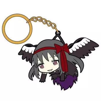 Puella Magi Madoka Magica the Movie Tale of Rebellion Devil Homura Tsumamare Keychain [New Edition]