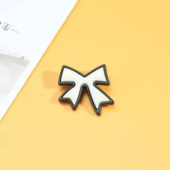 Пуговица-бант Универсальная одежда Пальто Пальто Свитер Металлические пуговицы Аксессуары Высококачественные Изысканные Маленькие пуговицы 1 #[White + Black] * 32L = 20.0 MM