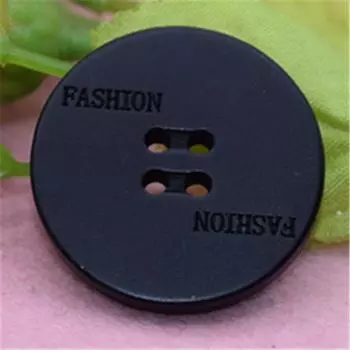 Пуговица Черный костюм Пуговица Плоская буква Пуговица Брюки Пуговица Пальто Тренч Пуговица Одежда Куртка Пуговица Свитер Пуговица 28L = 18.0MM * flat buckle
