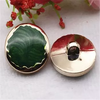 Пуговица для пальто, пуговица для костюма, пуговица для свитера, маленькая пуговица с ароматом ветра, пуговица детской моды, пуговица для пальто, декоративная пуговица, пуговица для пижамы. 32L = 20.0 MM * Green No. 1 * New Buckle