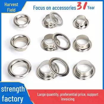 Пуговица кукурузная с широким краем и высоким голенищем из металлического люверса