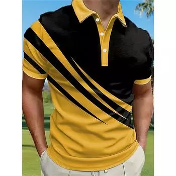 Пуговица Новая мода мужская лацкан мода тонкая цветная мужская футболка ПОЛО рубашка 4XL циан