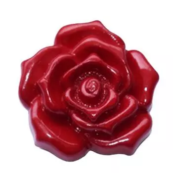 Пуговица Пуговица Очень большая черная пуговица Пуговица для пальто Пуговица Пуговица для тренча Пуговица-роза Декоративная пуговица 32L = 20.0 MM * Red * Plum Blossom