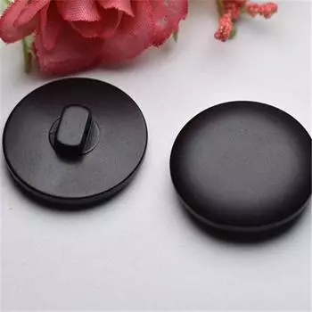 Пуговица Пуговица свитер куртка пуговицы одежда большая пуговица пальто пуговица высокая стопа черная пуговица круглая пуговица женский костюм 18L = 11.0MM * Black Tall Arc