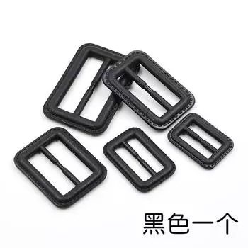 Пуговицы для ремней, пуговицы для тренчей, пуговицы дня, круглые и прямоугольные пуговицы из смолы, аксессуары для одежды. Black * Inner diameter 2.5cm * Rectangle